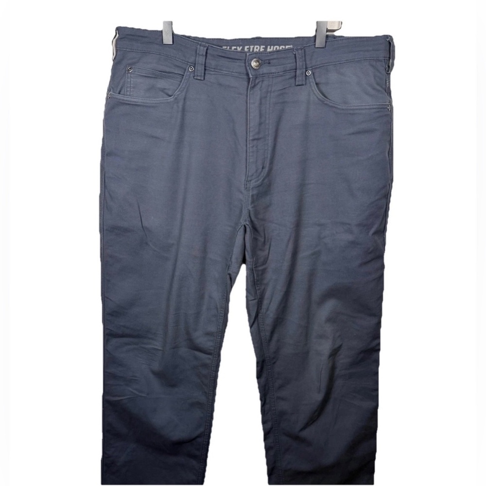 Duluth Trading Flex Fire Hose Pants Gray Men’s Size 36x30 Utility Workwear